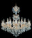 La Scala 24 Light 120V Chandelier in Antique Silver with Radiance Crystal (168|5013-48R)