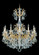 La Scala 12 Light 120V Chandelier in Florentine Bronze with Clear Radiance Crystal (168|5011-83R)