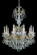 La Scala 10 Light 120V Chandelier in Florentine Bronze with Clear Radiance Crystal (168|5008-83R)