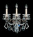 La Scala 3 Light 120V Wall Sconce in Florentine Bronze with Clear Radiance Crystal (168|5002-83R)