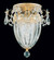 Bagatelle 1 Light 120V Semi-Flush Mount in Etruscan Gold with Clear Radiance Crystal (168|1239-23R)