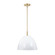 Biba 15 in. 1-Light Brushed Gold Modern Pendant Light (21|D300M-15P-BG)