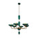 Verde 6 Lt Chandelier (133|519671STB)