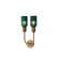 Verde 2 Lt Wall Sconce (133|519621STB)