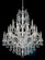 Bordeaux 25 Light 120V Chandelier in Heirloom Gold with Clear Heritage Handcut Crystal (168|5775-22H)