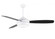T-24 52'' Ceiling Fan in Matte White and reversible Old Oak/Matte Black Blades (230|T24-MWH-OOBK-52)