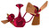Vent Bettina - Rotational Ceiling Fan - Rubi Finish - Wood Blades (230|VB-RED-WD)