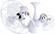 Vent Bettina - Rotational Ceiling Fan - Gloss White Finish - Metal Blades (230|VB-WH-MTL)