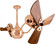 Vent-Bettina 360° dual headed rotational ceiling fan in polished copper finish with solid sustain (230|VB-CP-WD)