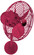 Michelle Parede - Directional Wall Fan - Rubi Finish - Metal Blades (230|MP-RED-MTL)