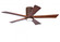IR5HLK five-blade flush mount paddle fan in Walnut finish with 52” solid walnut tone blades and (230|IR5HLK-WN-WA-52)