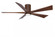 IR5HLK five-blade flush mount paddle fan in Walnut finish with 60” solid walnut tone blades and (230|IR5HLK-WN-WA-60)