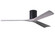 Irene-3H three-blade flush mount paddle fan in Matte Black finish with 60” solid barn wood tone (230|IR3H-BK-BW-60)