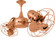 Duplo Dinamico - Rotational Ceiling Fan - Brushed Copper Finish - Metal Blades (230|DD-BRCP-MTL)