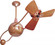 Brisa 360° counterweight rotational ceiling fan in Polished Copper finish with solid sustainable (230|B2K-CP-WD)