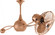 Brisa 2000 - Rotational Ceiling Fan - Brushed Copper Finish - Metal Blades (230|B2K-BRCP-MTL)
