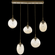 Cosmos Linear 5pc Multi-Pendant (LED) (1289|PLB0069-05-GP-ZA-C01-L1)