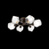 Gem Flush Mount - 6pc - Ready to Ship (1289|CLB0039-01-FB-C-L3-RTS)