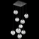 Aster Square 12pc Multi-Pendant (LED) (1289|CHB0066-12-NB-FA-C01-L1)