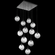 Aster Square 9pc Multi-Pendant (Bulb) (1289|CHB0062-09-CS-S-C01-E2)