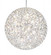 Da Vinci 18 Light 120V Pendant in Polished Stainless Steel with Clear Optic Crystal (168|DV1818O)