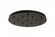 12 Light Round Multi Port Canopy (3442|126-BK)