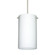 Besa Stilo 7 Pendant Opal Matte Satin Nickel 1x5W LED, 15Ft. Cord (127|1XC-440407-LED-SN-L)