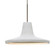 Besa Modus Cord Pendant, White, Bronze Finish, 1x9W LED, 15Ft. Cord (127|XP-MODUSWH-LED-BR-L)
