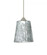 Besa Pendant Nico 4 Satin Nickel Stone Silver Foil 1x35W Halogen, 15Ft. Cord (127|1XT-5125SF-SN-L)