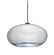 Besa Pendant Brio 7 Bronze Silver Foil 1x6W LED, 15Ft. Cord (127|1XT-2492SF-LED-BR-L)