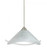 Besa Pendant Hoppi Satin Nickel Marble/Clear 1x3W LED, 15Ft. Cord (127|1XT-181304-LED-SN-L)