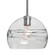 Besa Spirit 10 Pendant, Clear, Satin Nickel Finish, 1x60W Medium Base, 15Ft. Cord (127|1TT-SPIR10CL-SN-L)