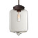 Besa Olin Stem Pendant Bronze Clear 1x60W Medium Base T10, 15Ft. Cord (127|1TT-OLINCL-BR-L)