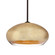 Besa Brio 14 Stem Pendant Bronze Gold Foil 1x75W Medium Base, 15Ft. Cord (127|1TT-4345GF-BR-L)