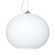 Besa Jordo LED Pendant 1Kx Opal Matte Satin Nickel 1x11W LED, 15Ft. Cord (127|1KX-477507-LED-SN-L)