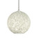 Besa Coco 8 Pendant, Carrera, Satin Nickel Finish, 1x9W LED, 15Ft. Cord (127|1JT-COCO819-LED-SN-L)