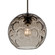 Besa Bombay Cord Pendant, Smoke, Bronze Finish, 1x60W Medium Base, 15Ft. Cord (127|1JT-BOMYSM-BR-L)