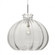 Besa Pendant Pinta 12 Clear Satin Nickel 1x100W Medium Base, 15Ft. Cord (127|1JT-464588-SN-L)