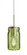 Besa Pendant Milo 4 Satin Nickel Green 1x5W LED Filament, 15Ft. Cord (127|1JC-MILO4GR-EDIL-SN-L)