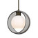 Besa Mana Pendant, Smoke/Opal, Bronze Finish, 1x60W Medium Base, 15Ft. Cord (127|1JC-MANASM-BR-L)