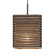 Besa, Kirk 6 Cord Pendant, Bronze Finish, 1x9W LED, 15Ft. Cord (127|1JC-KIRK6-LED-BR-L)