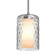 Besa, Esa Cord Pendant, Clear, Satin Nickel Finish, 1x5W LED, 15Ft. Cord (127|1JC-ESACL-LED-SN-L)