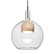 Besa, Benji Cord Pendant, Clear/Natural, Bronze Finish, 1x9W LED, 15Ft. Cord (127|1JC-BENJICLNA-LED-BR-L)