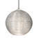 Besa Kristall 8 Pendant Satin Nickel Glitter 1x9W LED, 15Ft. Cord (127|1JC-4616GL-LED-SN-L)