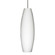 Besa Suzi 18 Pendant Opal Matte Satin Nickel 1x11W LED, 15Ft. Cord (127|1JC-412707-LED-SN-L)