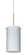 Besa Stilo 7 Pendant Satin Nickel Carrera 1x50W E12 base, 15Ft. Cord (127|1BT-440419-SN-L)