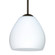 Besa Bolla LED Pendant Opal Matte Bronze 1x9W LED, 15Ft. Cord (127|1BT-412207-LED-BR-L)