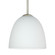 Besa Sasha Pendant Satin Nickel Opal Matte 1x50W B10 Med, 15Ft. Cord (127|1BC-757207-MED-SN-L)