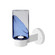 Blink Outdoor Sconce, Blue/Clear, White Finish, 1x4W LED (127|BLINKBL-WALL-LED-WH)