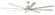 Rush 84'' 8-Blade Indoor/Outdoor (Wet) Ceiling Fan in Painted Nickel w/ Painted Nickel Blades (20|RSH84PN8)